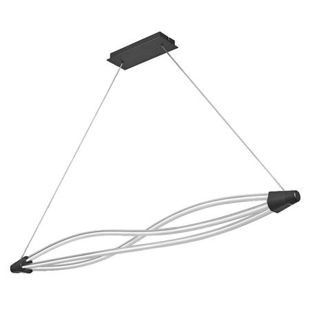 Lampa Sufitowa Wisząca Dekoracyjna LED 22W 2400lm 3000K Ciepła Ściemnialna Zwis Szary Decor Ledvance