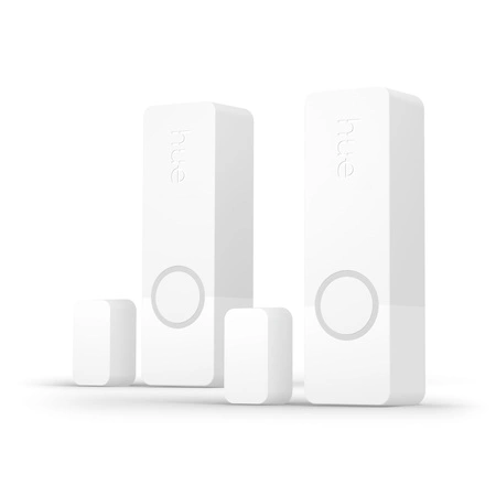 Inteligentny Czujnik Kontaktu do Okien i Drzwi Biały Bateryjny SMART Zigbee Contact Sensor Secure Philips HUE 2 szt.