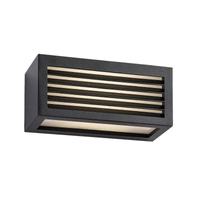 Lampa Ogrodowa Zewnętrzna Kinkiet Elewacyjny LED 10W 480lm 4000K IP54 Czarny Nowoczesny Lublin Rabalux