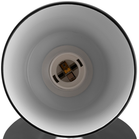 Lampa Stojąca Podłogowa Stołowa LED E27 Czarna z Regulacją Wysokości Kalso Lumiled