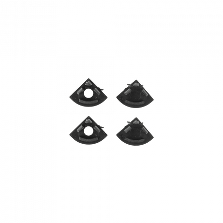 Profil Aluminiowy LED Narożny Natynkowy Czarny 2m z Kloszem Mroźnym do Taśm LED + Zaślepki seria RW Ecolight