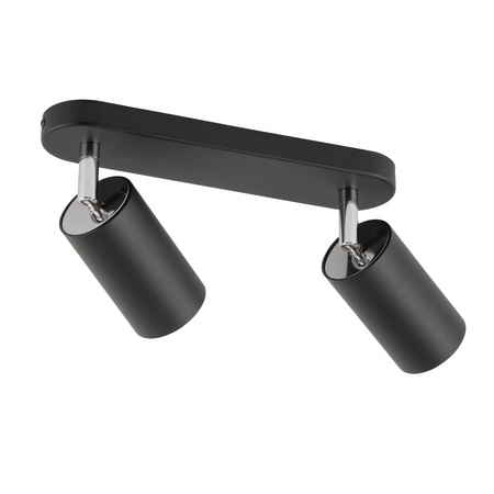 Lampa Sufitowa Oprawa Natynkowa Reflektor Punktowa 2x GU10 Czarna Nowoczesna EYE SPOT 6020 Nowodvorski