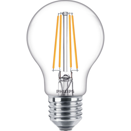 6x Żarówka LED E27 A60 7W = 60W 850lm 4000K Neutralna 300° FILAMENT EC Multipack Philips