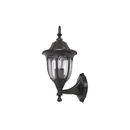 Lampa Ogrodowa Zewnętrzna Kinkiet Elewacyjny LED E27 IP43 Czarny Klasyczny Milano Rabalux