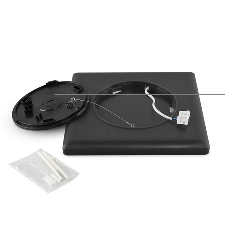 Plafon LED Lampa Sufitowa Natynkowa 22W 2900lm 4000K Neutralna Czarna Videx