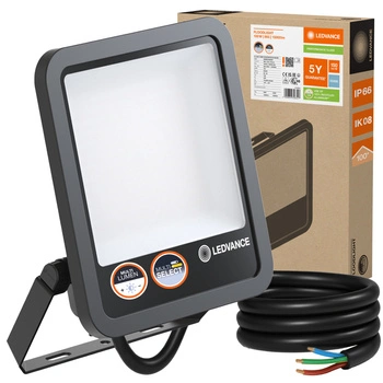 Naświetlacz LED Reflektor Zewnętrzny Lampa 125W 15000lm 6500K IP66 Czarny Floodlight Ledvance