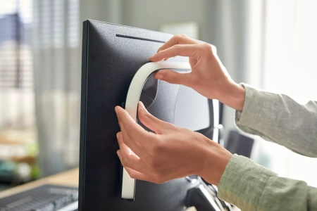 Taśma LED Pasek Podświetlenie do Monitora 3x 24" 27" 60W 1200lm IP20 White and Color Ambiance RGB + TW Biała Inteligentna SMART Zigbee Bluetooth Gradient PC Strip + Mostek Bridge Philips HUE