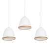 Lampa Wisząca Sufitowa STUDIO Biała 3xE27 Milagro