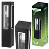 Lampa Ogrodowa Zewnętrzna Aluminium Czarna Oprawa E27 IP44 SŁUPEK 50cm TILIA LUMILED