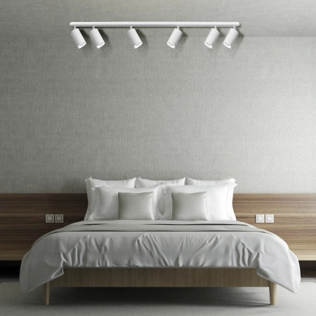 Oprawa Ścienno-Sufitowa Reflektor Punktowy 6x GU10 Biała IP44 TURYN Sanico Goldlux