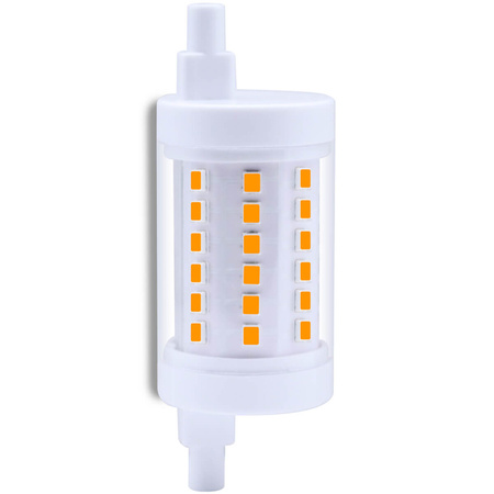 Żarnik LED R7S 8W = 80W 900lm 3000K Ciepła 360° J78mm KOBI
