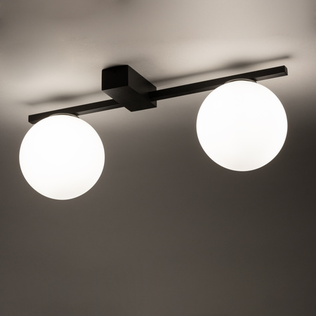 Lampa Sufitowa 2x G9 Czarna Nowoczesna PIK 10300 Nowodvorski