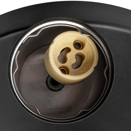 Lampa Sufitowa Reflektor 4x GU10 Plafon ELIGIS Czarny LUMILED