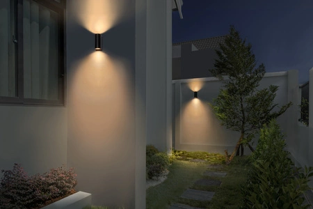 Kinkiet Ogrodowy Lampa Elewacyjna Zewnętrzna LED Szary IP54 Endura Osram