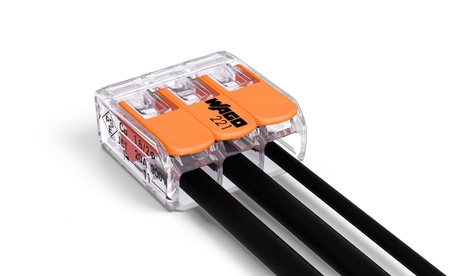 Złączka Instalacyjna Szybkozłączka WAGO 221-413 na PRZEWÓD 3x0,2-4mm