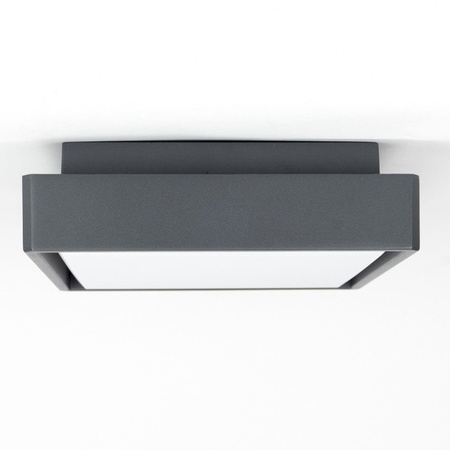 Lampa Ogrodowa Kinkiet Elewacyjny Plafon LED BENI 18W 4000K IP65 Kwadratowy SU-MA