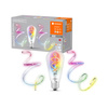 Zestaw Żarówka + Taśma Pasek LED 8.5W 550lm 110° RGB CCT Ściemnialna Filament SMART+ WiFi Smart Bundle Ledvance