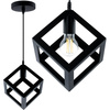 Lampa wisząca TALUS geometryczna kwadrat ZWIS do LED 1x E27 LUMILED