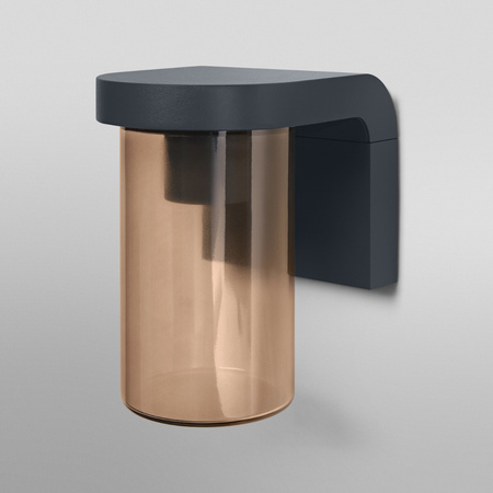 Lampa Ogrodowa Zewnętrzna Kinkiet Elewacyjny LED E27 IP44 Szary Endura Ledvance