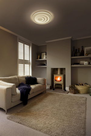 Lampa Sufitowa Plafon LED Oprawa Oświetleniowa 63W 68.5cm 2300lm Ozdobna Okrągła Biała LEDVANCE