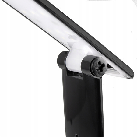 Lampka Biurowa Kreślarska Stołowa LED 9W 4500K Ściemnialna Dotykowa Czarna