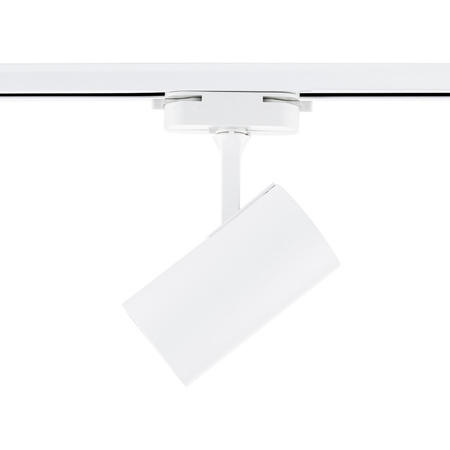 Reflektor Szynowy GU10 BIAŁY do Szynoprzewodów Jednofazowych Regulowana Oprawa na Szynę Walec SPOT Lampa