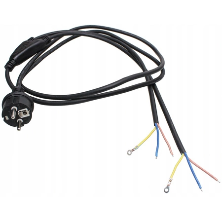 Przewód Zasilający 2m 3x0,75 do Naświetlacza Lampy Roboczej