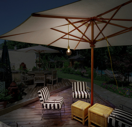 Przenośna Lampa Wisząca Żarówka E27 Szary IP44 Endura Osram