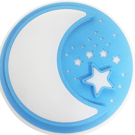 Plafon LED Lampa Sufitowa Natynkowa NOTE Niebieski 45W LED Ø480 mm Milagro