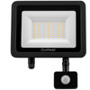 Naświetlacz z Czujnikiem Ruchu LED ZUME 50W 5500lm 4000K IP65 Czarny Advanced Lighting Series LUMILED