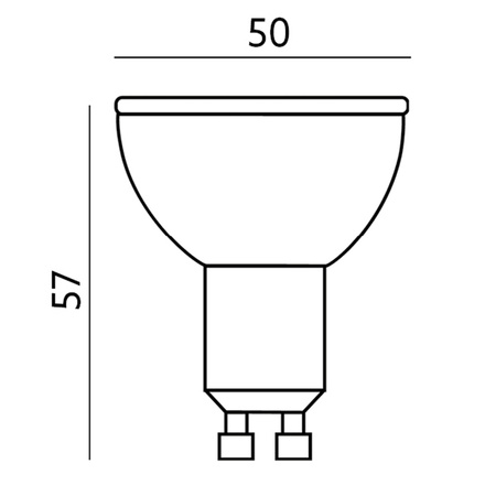 Żarówka LED GU10 5W KOBI SMART WIFI RGB WW TUYA Inteligentna Ściemnialna