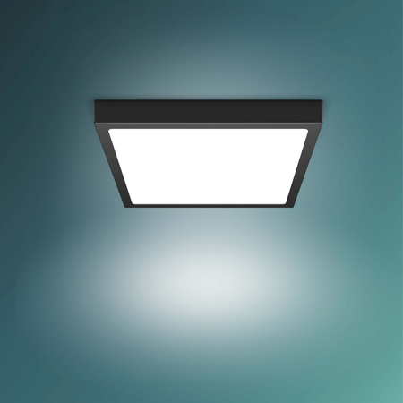 Lampa Sufitowa Plafon LED 20W 1900lm 2700K Czarna Magneos Philips