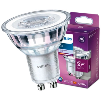 Żarówka LED GU10 4,6W = 50W 390lm 4000K Neutralna 36° reflektor punktowy PHILIPS