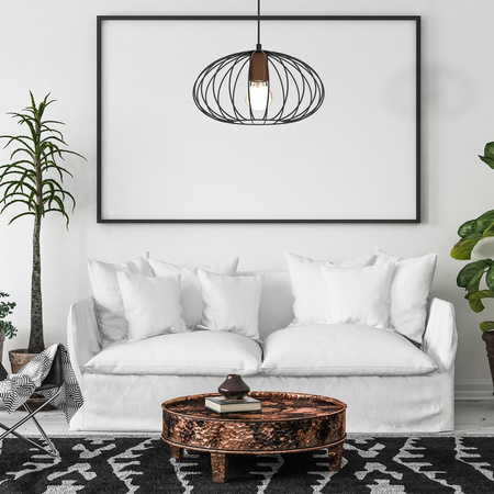 Lampa Wisząca Sufitowa MERIDIANO 1xE27 Milagro