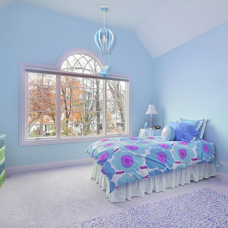 Lampa wisząca BALONIK 1xE27 60W Dziecięca Balonik Miś Niebieska MLP6427 Milagro Metal + Drewno