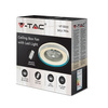 Wentylator sufitowy 45W Z wbudowanym światłem LED CCT i pilotem RF Niebieski ring VT-5022 V-TAC