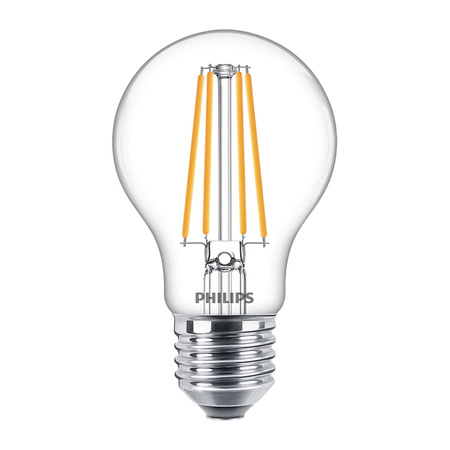 Żarówka LED E27 A60 8.5W = 75W 1055lm 2700K Ciepła Filament PHILIPS
