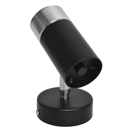 Lampa Ścienna Kinkiet DANI Czarna Chrom 1xGU10 Milagro