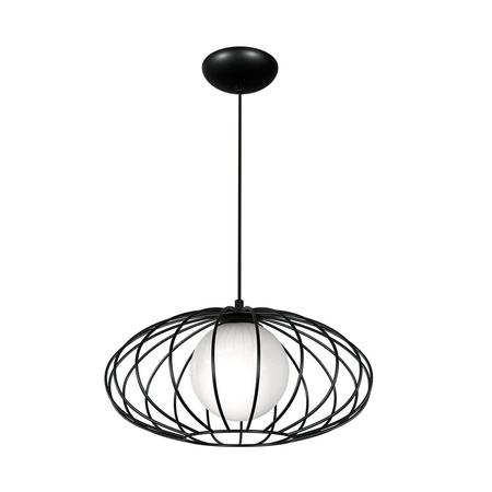 Lampa wisząca sufitowa KRONOS 1xE14 IP20 Czarna Metal Milagro