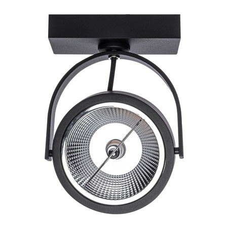 Oprawa Natynkowa Halogenowa Lugar Czarna 1xAR111 GU10 Spot Milagro