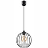 Lampa Wisząca Sufitowa ZOYA E27 Czarna Druciana LM-1.162 Lamkur