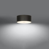Lampa Sufitowa Plafon 3x E27 Geometryczna Czarna Minimalistyczna Skala Sollux