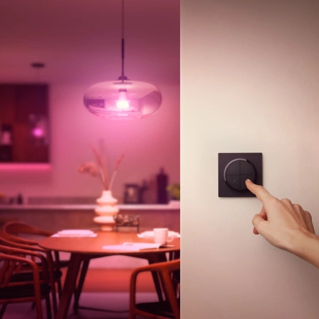 Kontroler Włącznik Ściemniacz Pilot Czarny Regulator Zigbee Bluetooth Tap Dial Switch Philips HUE