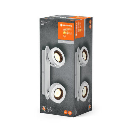 Lampa LED Ścienna Sufitowa Kinkiet Oprawa Natynkowa 10.5W 450lm CCT Dekoracyjna Biały Spot Venus Ledvance