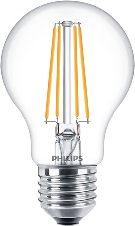 Zestaw 2x Żarówka LED E27 A60 7W = 60W 806lm 2700K Ciepła Filament PHILIPS