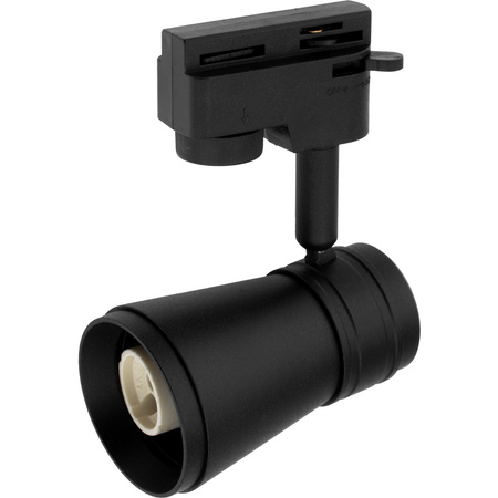 Reflektor Szynowy GU10 Czarny AURA Lampa do Szynoprzewodów Jednofazowych