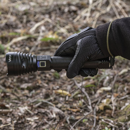 Latarka LED Taktyczna Akumulatorowa USB Wojskowa 15W VA0075 Vayox