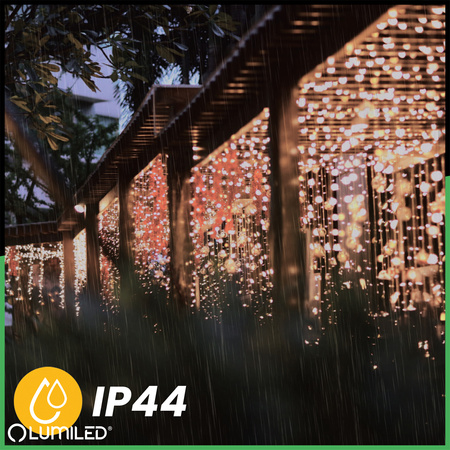 Girlanda Solarna Ogrodowa 100x LED Ozdobne Druciki 12m 2700K Ciepła + PILOT FILO LUMILED