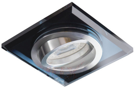 Oprawa sufitowa kwadratowa halogenowa Ruchoma szklana MORTA MR16 GU10 czarna Kanlux