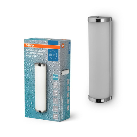 Kinkiet Ścienny Łazienkowy Lampa Oprawa E14 Chrom IP44 Bathroom Osram